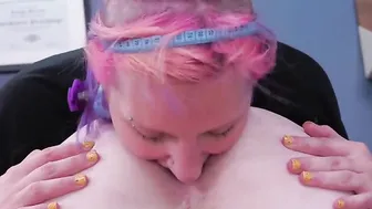 Hogtied slave rims masters butt