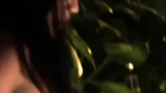 Oriental indian Stripper Exposed while Enjoying the ritual