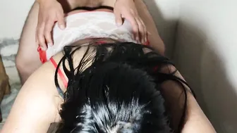 Fucking my stepsister clothed as a nurse