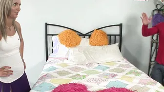 Stepsister getting a gigantic dick for her 18th birthday - Taylor Tilden