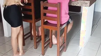 Jumping my hubbys best friends cock cuckold distracted hubby busts his beauty fiances butt greedy woman