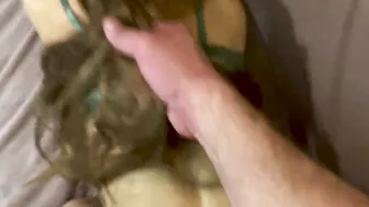 Roughly fucking my neighbors and making a fist