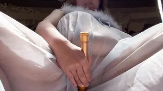 Sheer Nightie and The G-Spot Toy Outdoor - 2 Clitoral