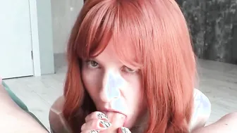 Sweet Hoe with Natural Titted Deep Throat Gigantic Dick till Cum