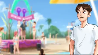 Summertime Saga: College Titted Competition At The Beach-Ep204