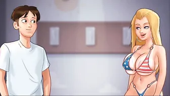 Summertime Saga: College Titted Competition At The Beach-Ep204