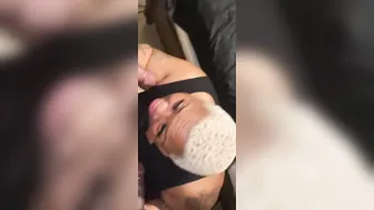 My first time sucking off 2 cocks at once
