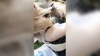 Banged a nude babe S-Ex-Wife Katy into a outdoor place.