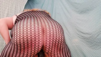 Older BBW solo rides large big black cock vibrator