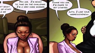The Mayor S1 ep. one - Young ebony woman Job Interview to become the Mayors Secretary - Interracial Screwed
