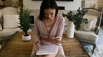 POVD Tight Slanted oriental Clam Filled With Huge Cock And