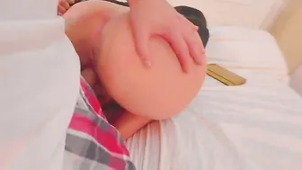 Stepmom saw me masturbate on her gigantic butt And I