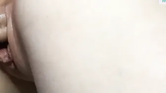 Cunt filled with cum I cum in her vagina