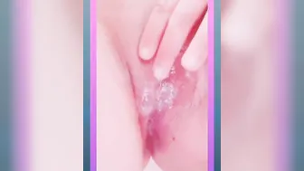 Sarah Fonteyna getting four finger fucked into and her intense leaking