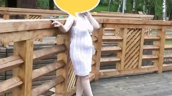 Cougar shines a gigantic butt into the park