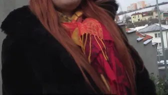 Outside Agent Cutie Red Head with a Fantastic Bubble Booty Screwed by a Stranger