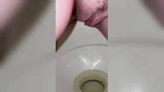 Watching My Ex-Wife Go Peeing and Then Cleaning Her Pierced Clitoris With Sea Salt Spray  a Cotton Swab