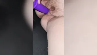 Fucking my fat bushy dripping snatch