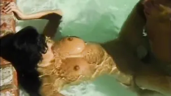 Anita Dark inside Pool