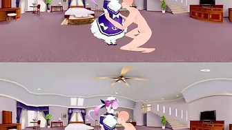 [VR 360 4K] Aqua Minato Hololive Licking Tits