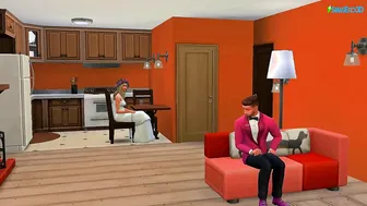 The Newlyweds were Finally alone (Sims Version)