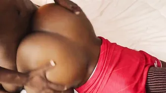 Stunning fucked african skin white cum insanely babe