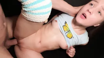 FIRST SEX WITH STEPSISTER AND HER FIRST ORGASM