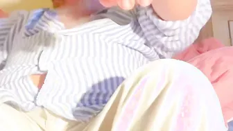 Fat English teacher getting nude and shows his fat booty and ejaculates