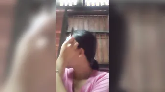 Asian women alone at home 42