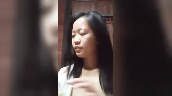 Asian cunt with mouth alone at home 33