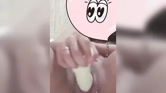 Masturbating using Vibrator