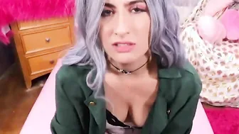 point of view stepteen sucking penis before banged into bald snatch