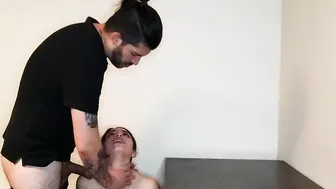 screwed on the table one