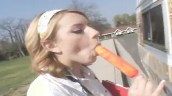 Lexi Belle teenage blonde getting banged by the ice cream
