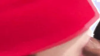 Bombshell gf giving juicy bj and deep throat until she