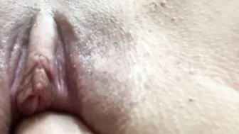 Extremely Close Up Snatch Fucking Gigantic Vibrator