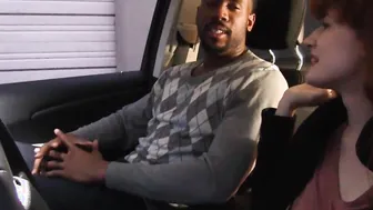 Sensual Red Haired Abbey Rain Blows  Fucks Gigantic African Dick While Eating Cum
