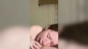Amateur Pregnant Mom facial