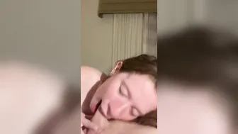 Amateur Pregnant Mom facial