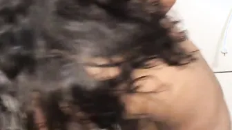 Fucking the new slutss butt into the shower cum into the mouth (part two) Jasmine Santanna