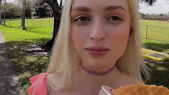 YNGR - Blonde 18 Year Old Starlette Storm Takes On A Gigantic