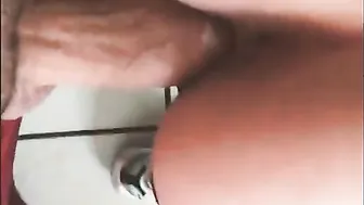 Boned her while she try to set the wasmachine
