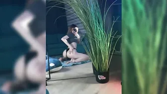 Little 18yo Sally touches her titties and caresses her cunt