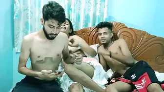 Desi wifey shared with close friend She was not ready for sex
