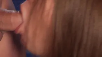 Close Up Fellatio With Cum Drink
