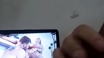 Jerking with alura porn