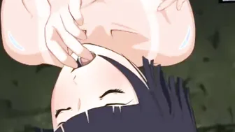Sasuke nailed Sakura and Tenten