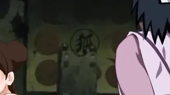 Sasuke nailed Sakura and Tenten