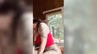 Slutty Step Sisters Sharing big black cock