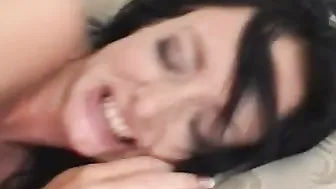 Melissa Lauren opens her booty deep for Lees long penis